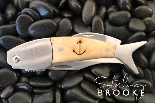 Coastal Large Pocket Knife | Anchor
